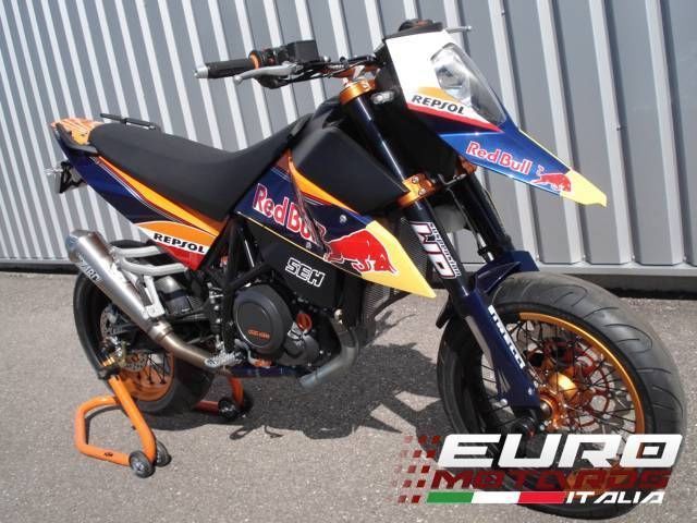 KTM 690 SM Supermoto Zard Exhaust Full 2>2 System With 2 Conical Silencers