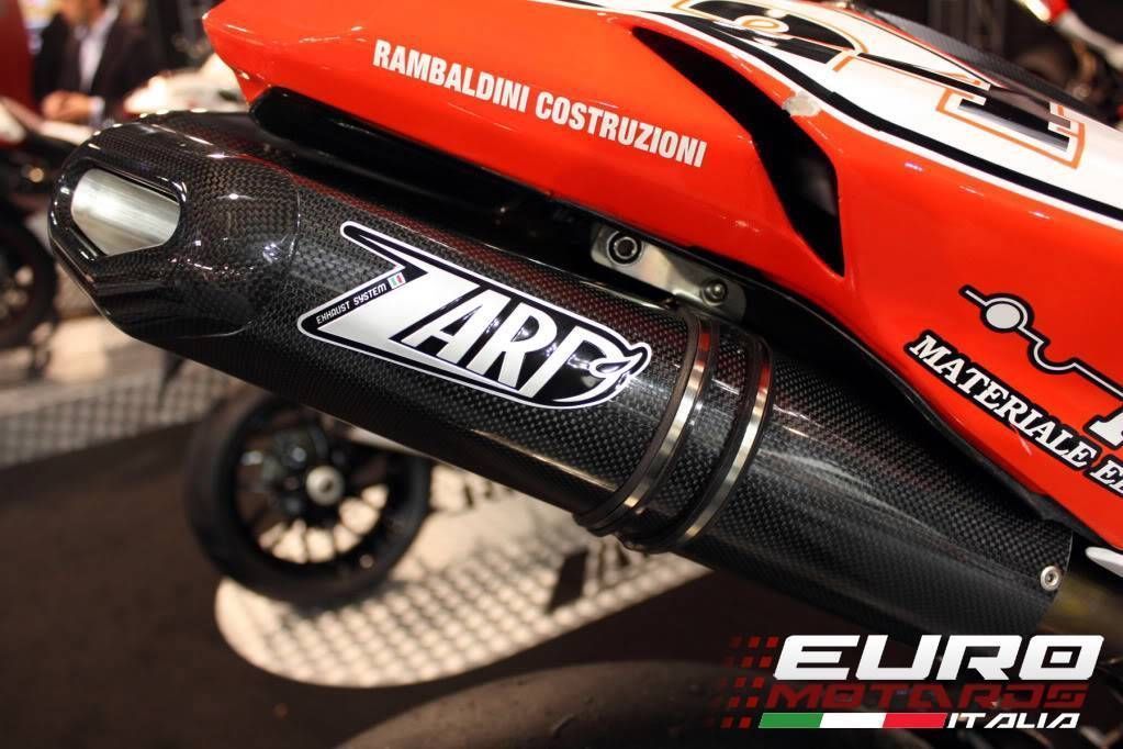 Ducati 1198 SBK Zard Exhaust 70mm Full System & Penta-Evo Carbon Silencers  +8HP