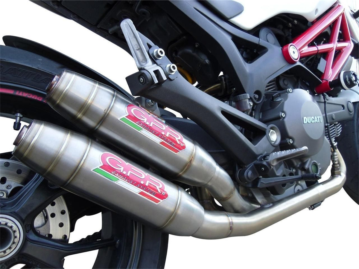 Ducati Monster 796 10-13 GPR Exhaust Full System with Cat & Double Silencers