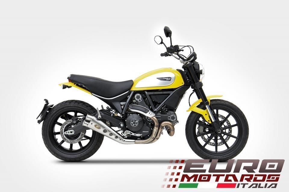 Ducati Scrambler Zard Exhaust Special Edition Low Mount Slipon Silencer  -3.5Kg