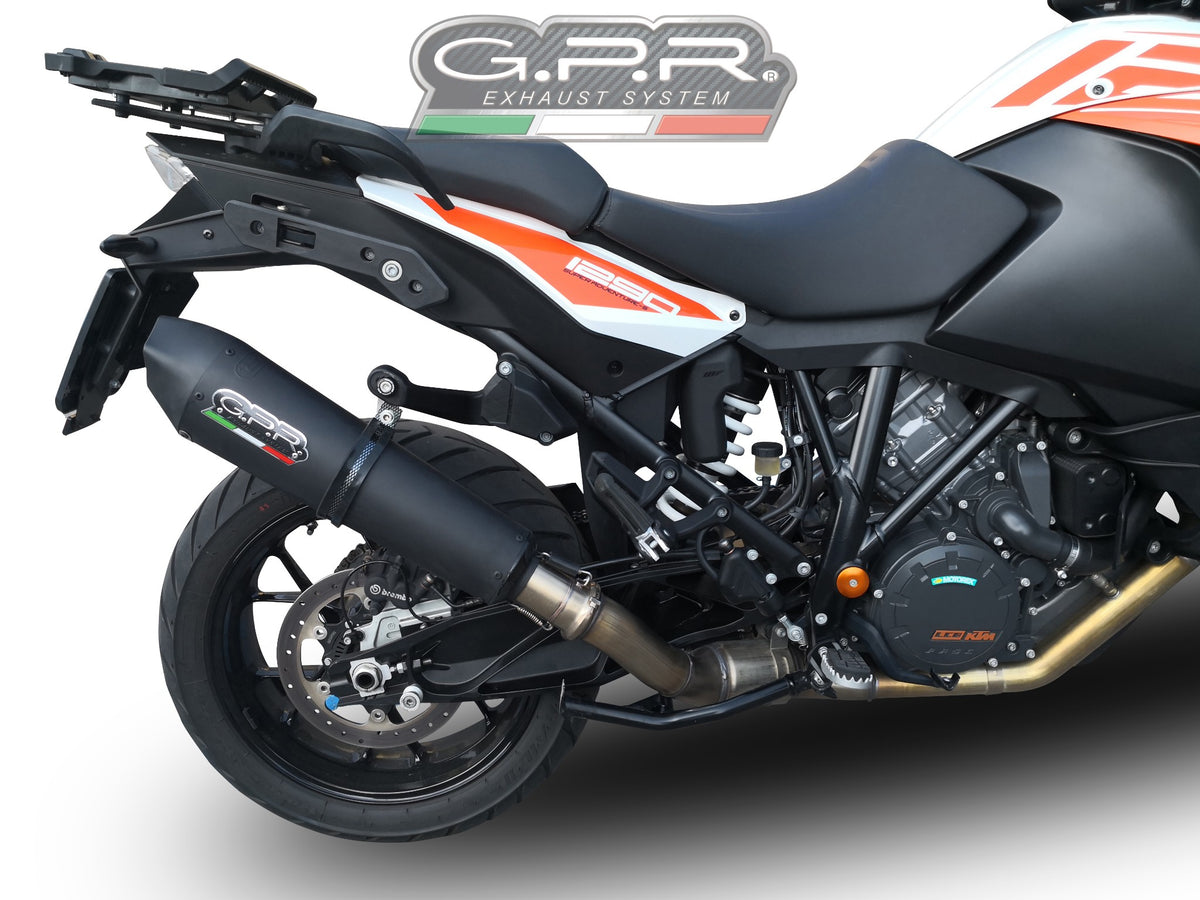 GPR Exhaust SlipOn Silencer GPE Ti Black for KTM Super