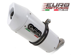 Suzuki GSXS 750 2017 GPR Exhaust Slip-On Silencer Albus White Road Legal New