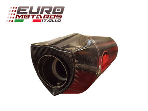 MassMoto Exhaust Silencer Oval Full Carbon Moto Guzzi Sport 1200 8V 2008-2013