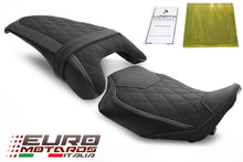 Load image into Gallery viewer, Luimoto Diamond Sport Vintage Suede Seat Covers Set For Honda CB650R 2019-2022