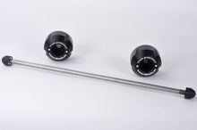 Load image into Gallery viewer, Suzuki GSX 650F 2008-2010 RD Moto  Front Axle Protection Sliders Blk S26PVN-K