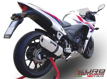 Load image into Gallery viewer, Suzuki GSF 1200 Bandit 2005-2006 GPR Exhaust Systems Albus White Slipon Silencer