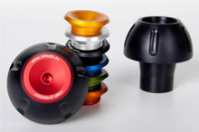 Load image into Gallery viewer, Aprilia Tuono 2006-2010 RD Moto Crash Frame Sliders Bobbins PHV1 Black 7 Colors