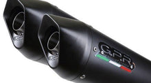 Load image into Gallery viewer, Aprilia Dorsoduro 750 2008-2016 GPR Exhaust Systems Furore Black Dual Silencers