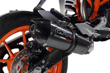 Load image into Gallery viewer, KTM Duke 390 2013-16 GPR Exhaust Systems GPE CF Black SlipOn Muffler Side STOCK