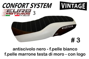 Yamaha XSR 900 Tappezzeria Italia Portorico-3 Vintage Comfort Foam Seat Cover