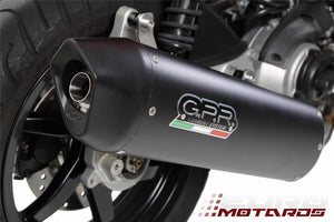 Piaggio Vespa 125 GTS-GTV 2006-2016 GPR Exhaust Full System Furore Nero