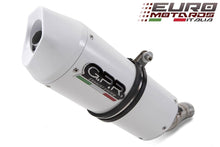 Load image into Gallery viewer, Moto Guzzi Sport 1200 8V 2008-2013 GPR Exhaust  Albus White Slipon Silencer