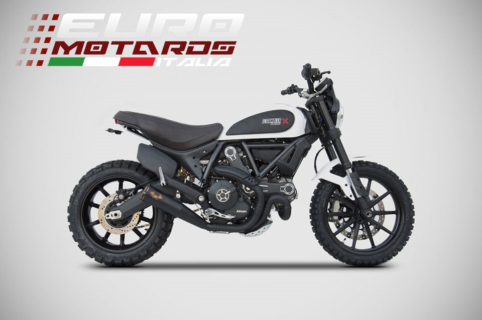 Ducati Scrambler Zard Exhaust Special Edition ZUMA Black Slipon Silencer -3.5Kg