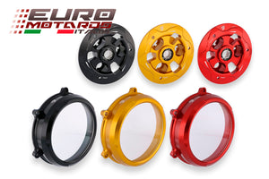 CNC Racing Clear Clutch Cover + Pressure Plate For Ducati Panigale V4 /S 2018-21