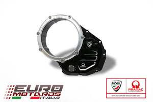 CNC Racing Clear Clutch Cover Pramac Limited Ed For Ducati 848 /Evo/Corse 08-13