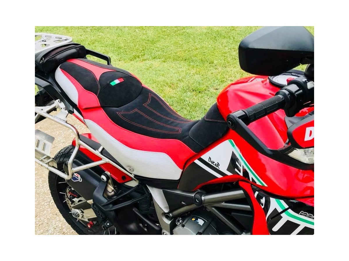 Accessoires Moto Coussin Arrière Dossier Passager Lazy Back Pad Set pour  Ducati Multistrada 1200 1260 950