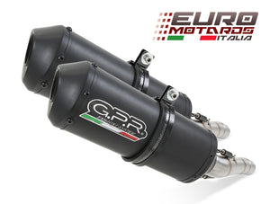 Honda VTR1000F Firestorm SC36 1997-2007 High Mount GPR Exhaust Silencers Ghisa