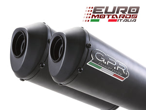 Honda VTR1000F Firestorm SC36 1997-2007 High Mount GPR Exhaust Silencers Ghisa