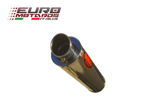 MassMoto Exhaust Slip-On Silencer GP1 Inox Road Legal Aprilia Tuono V4R 2011-14