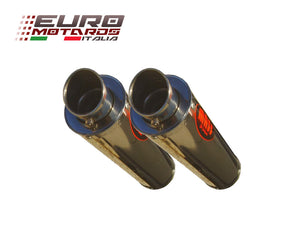 MassMoto Exhaust Slip-On Dual Silencers GP1 Inox Ducati SuperSport SS 900 98-02