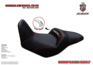 Honda CB500X 2013-2021 JN-Europe Comfort Seat Memory Visco Deluxe Seat 835.0019