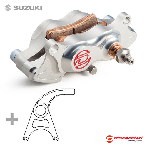 Suzuki GSXR 1000 2007-2011 Discacciati 4 Piston Rear Caliper & Bracket New