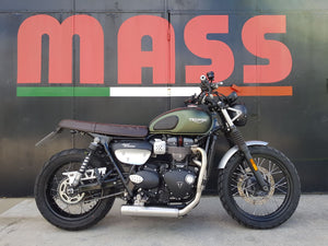 MassMoto Exhaust Full System 2in1 Silencer Triumph Street Scrambler 2017-2019