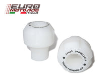 Load image into Gallery viewer, Honda CBR 600F 2011-2014 RD Moto Crash Frame Sliders Protectors White H33-PH01-W