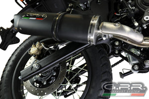 Royal Enfield Himalayan d 42,5mm 2017-18 GPR Exhaust SlipOn Silencer Furore Nero