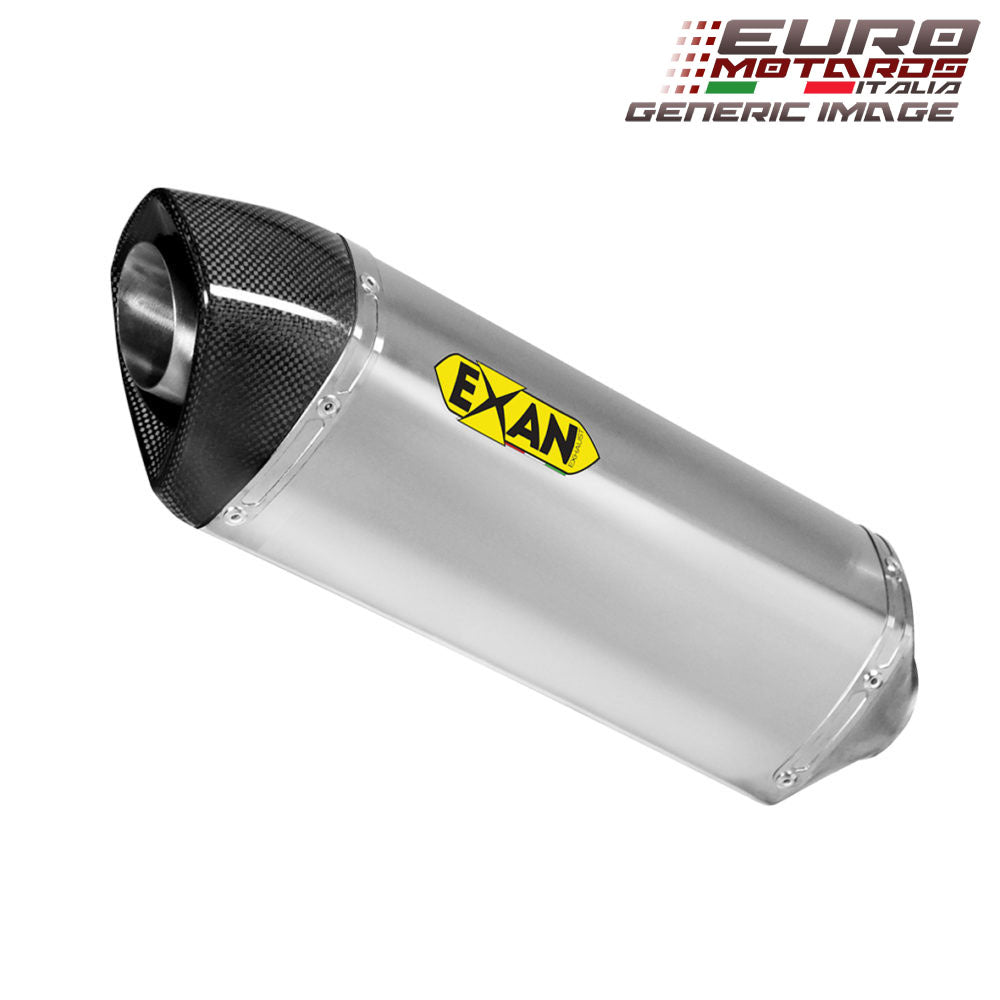 Ducati Hypermotard 821 Exan Exhaust Silencer OVAL X-BLACK Titanium