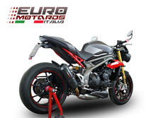 Load image into Gallery viewer, Triumph Speed Triple 1050 2016-2017 Single Low GPR Exhaust SlipOn Silencer Ghisa