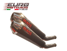 Load image into Gallery viewer, MassMoto Exhaust Dual Silencers Tromb Carbon Ducati Streetfighter 1100 2009-2012