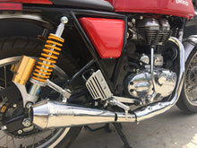 Load image into Gallery viewer, MassMoto Exhaust Silencer Tromb Inox Retro New Royal Enfield Continental GT 500