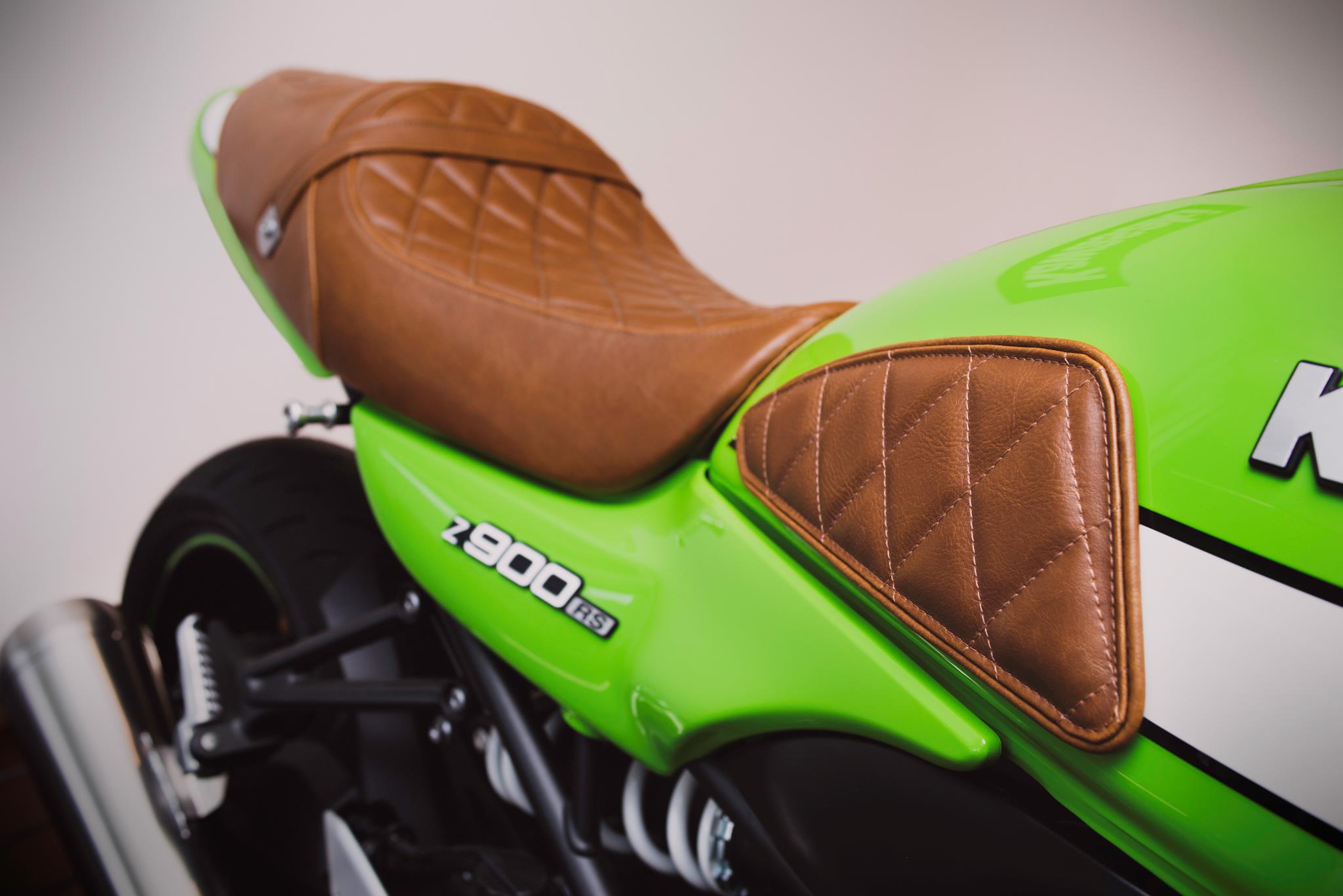 Kawasaki Z900RS /Cafe 2018-2019 Luimoto Tank Leaf Diamond Knee Grip Pads 3  Color