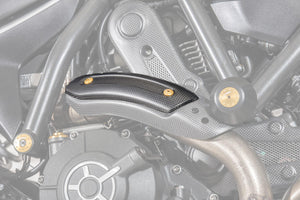 CNC Racing Carbon Fiber Exhaust Pipe Heat Guard Matt For Ducati Scrambler 15-21